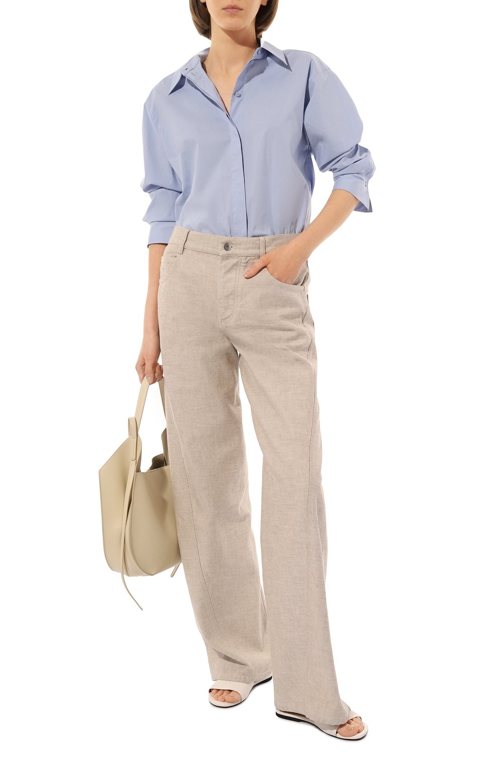 Кожаные шлепанцы N21, арт. 23ECPXNV15003/FLAT, фото 2