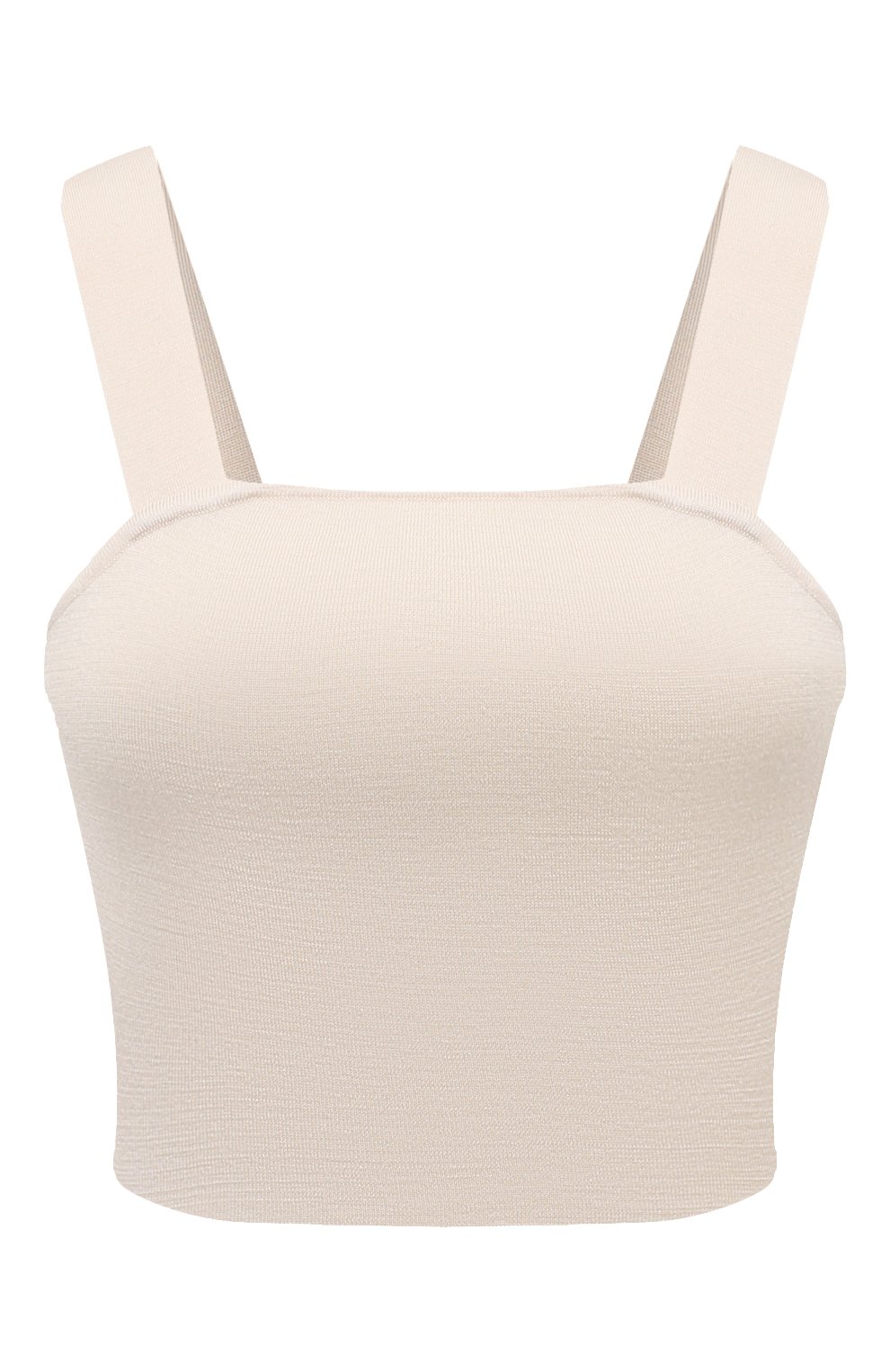 Топ из шерсти и шелка COSY SUNDAY кремового цвета по цене 37800 руб., арт. S1AT015CG, фото 1 Топ из шерсти и шелка COSY SUNDAY, арт. S1AT015CG, фото 1