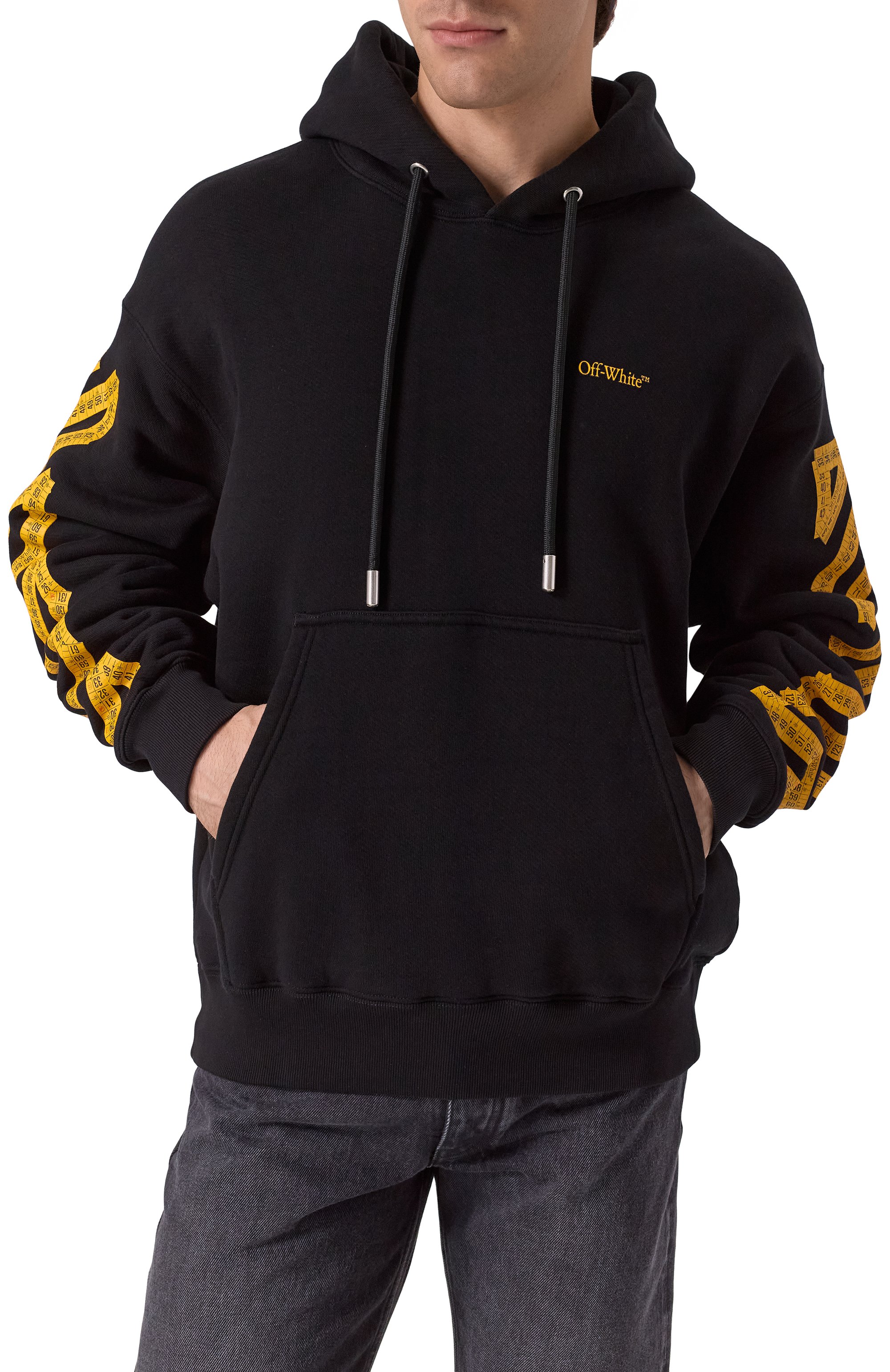 Хлопковое худи OFF-WHITE, арт. 0MBB085S25FLE00J, фото 3