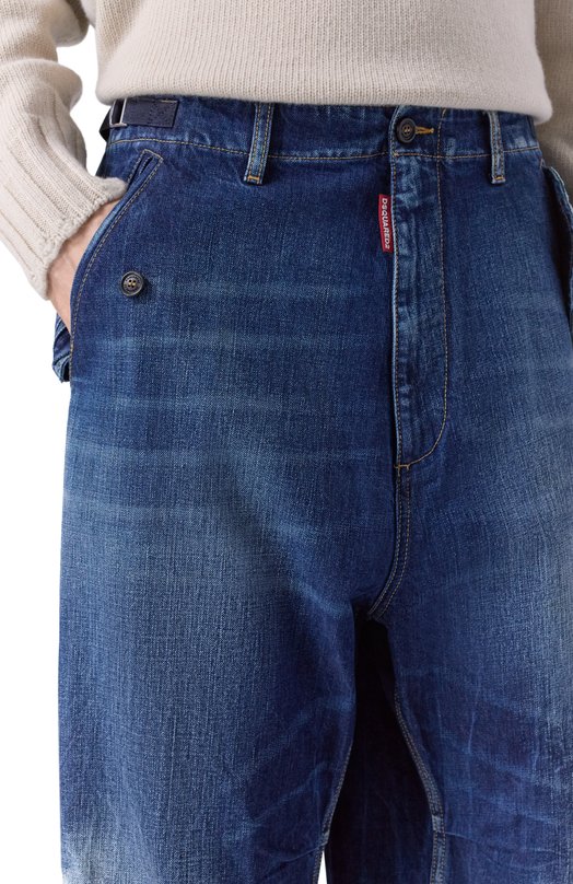 Джинсы Be Cool Be Nice Dsquared2 S71KB0743/D30011 Синий  S71KB0743/D30011 Фото 5