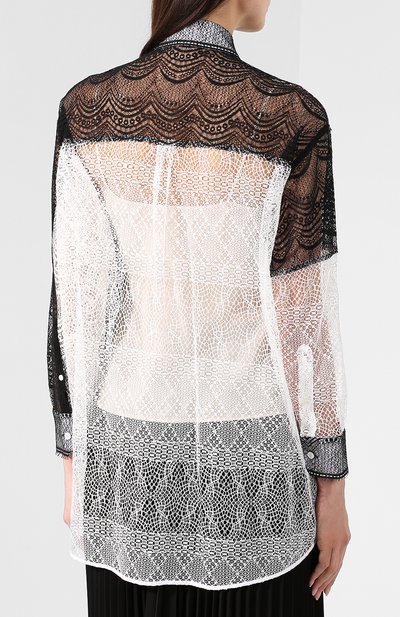 Кружевная рубашка VICTORIA BECKHAM, арт. SH 0VR 1856 MSS19 LACE, фото 4