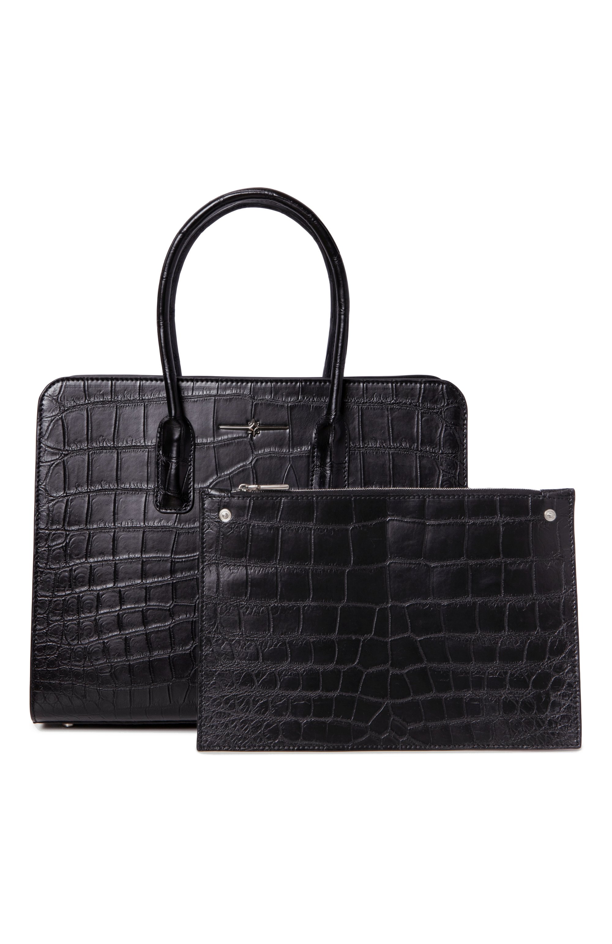 Сумка из кожи крокодила AURUS COLLECTION, арт. WB002BKS, фото 8