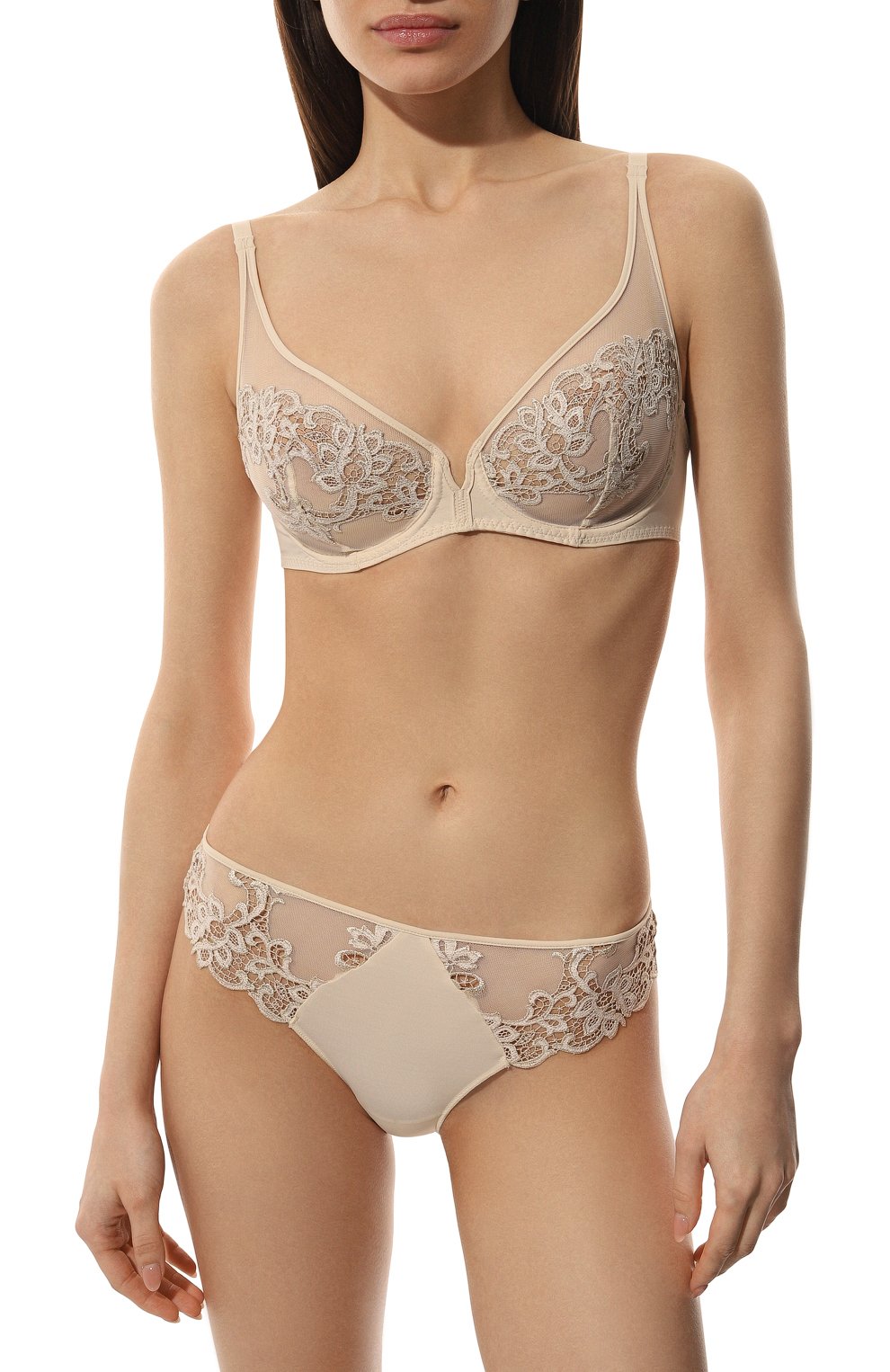 Трусы-слипы SIMONE PERELE кремового цвета по цене 9940 руб., арт. 15C720, фото 2 Трусы-слипы SIMONE PERELE, арт. 15C720, фото 2