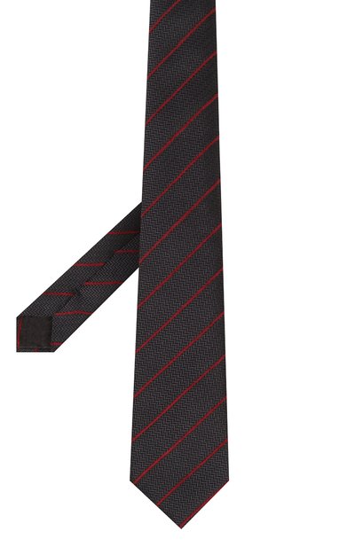 Галстук из шелка и вискозы GIORGIO ARMANI, арт. 360054/3F939, фото 3