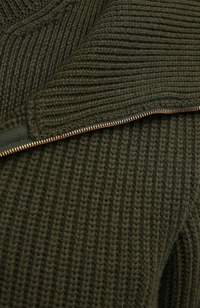 Шерстяной свитер JACQUEMUS хаки цвета по цене 78400 руб., арт. 213KN501-2200, фото 5 Шерстяной свитер JACQUEMUS, арт. 213KN501-2200, фото 5