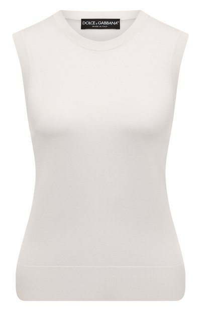 Женский шелковый топ DOLCE & GABBANA, арт. FXH17T/JASX0