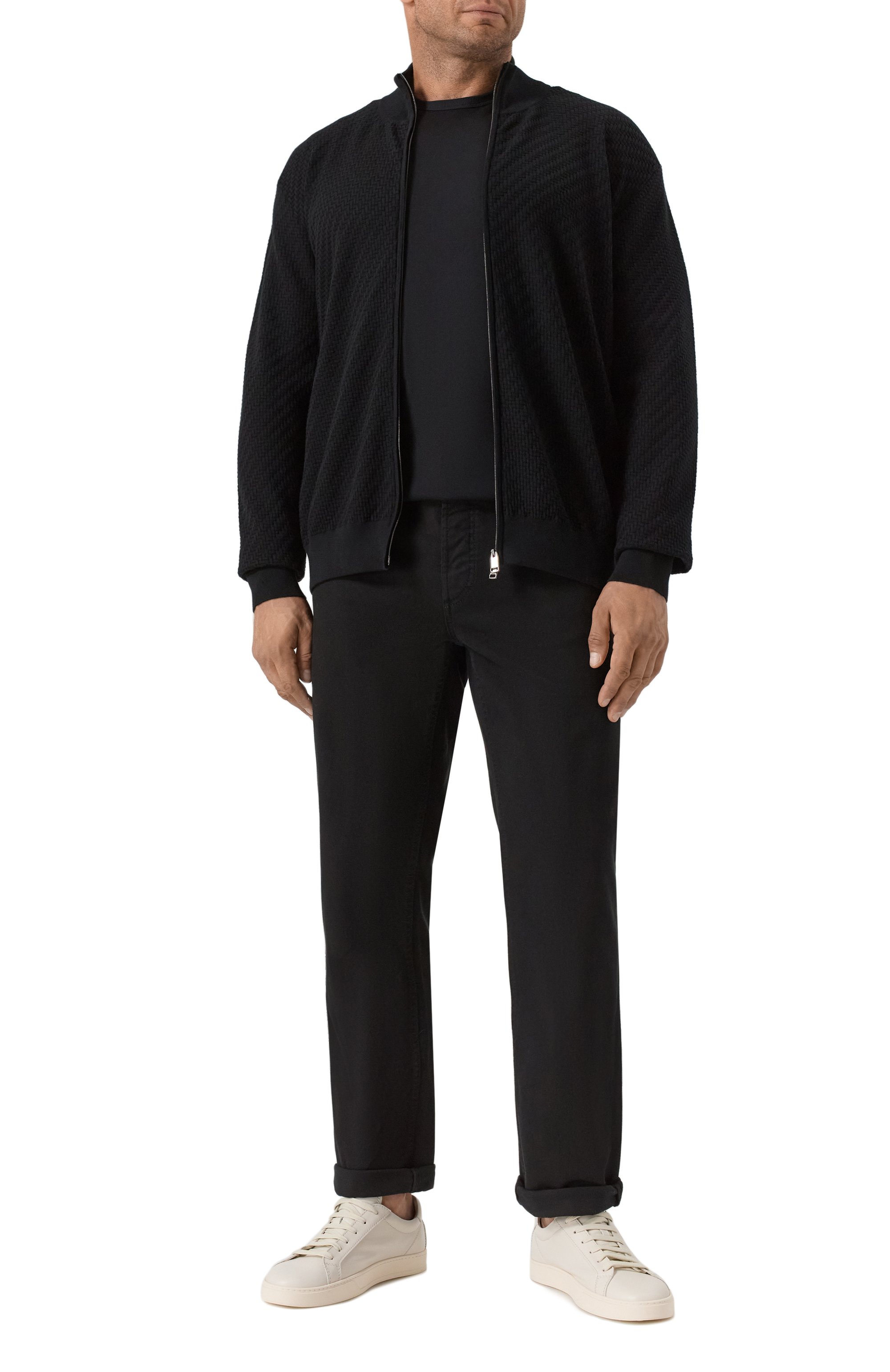 Футболка из вискозы и хлопка BRUNELLO CUCINELLI, арт. MR8061336W, фото 2