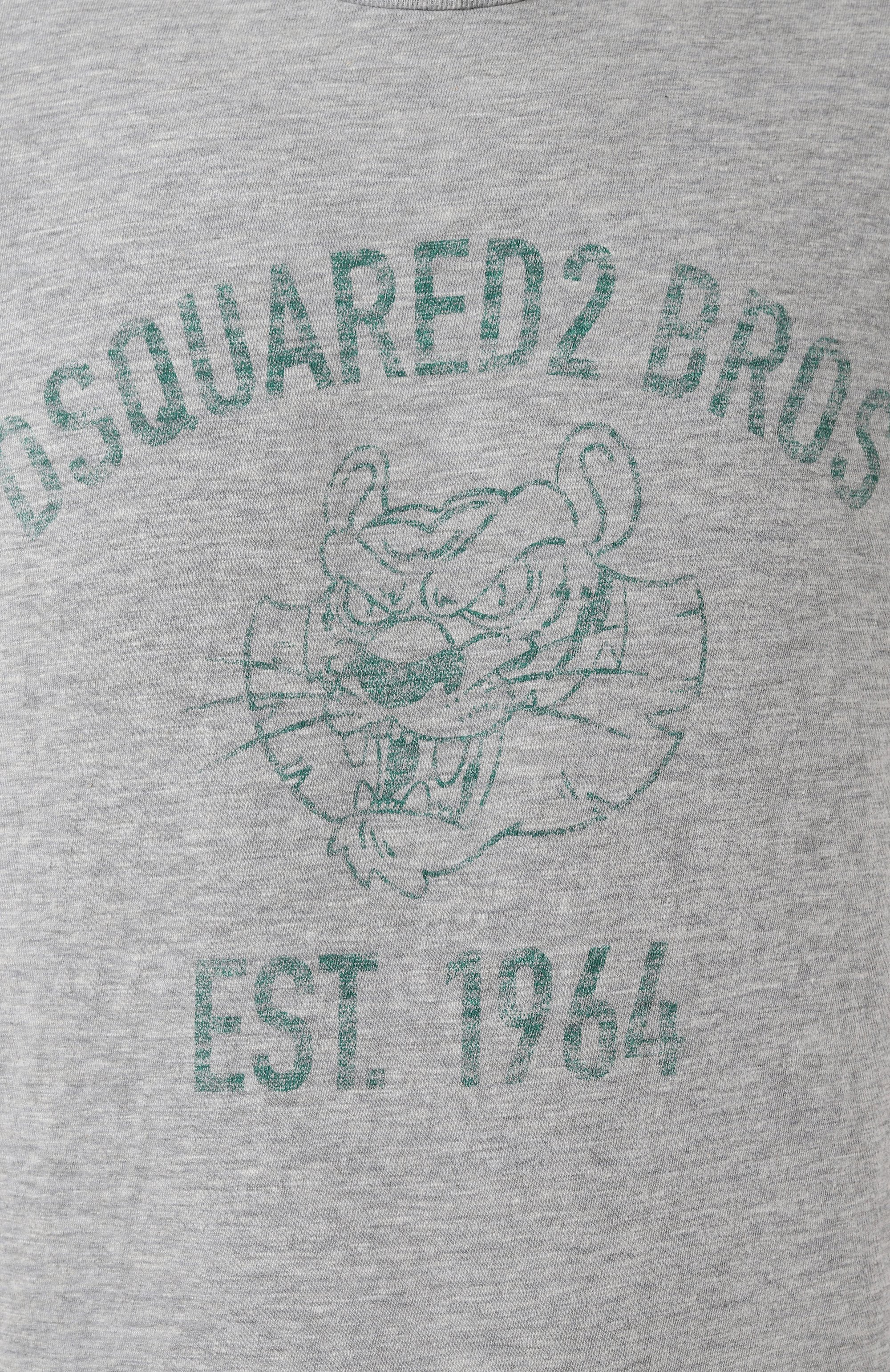 Футболка из хлопка и вискозы DSQUARED2, арт. S74GD1381/S22146, фото 6