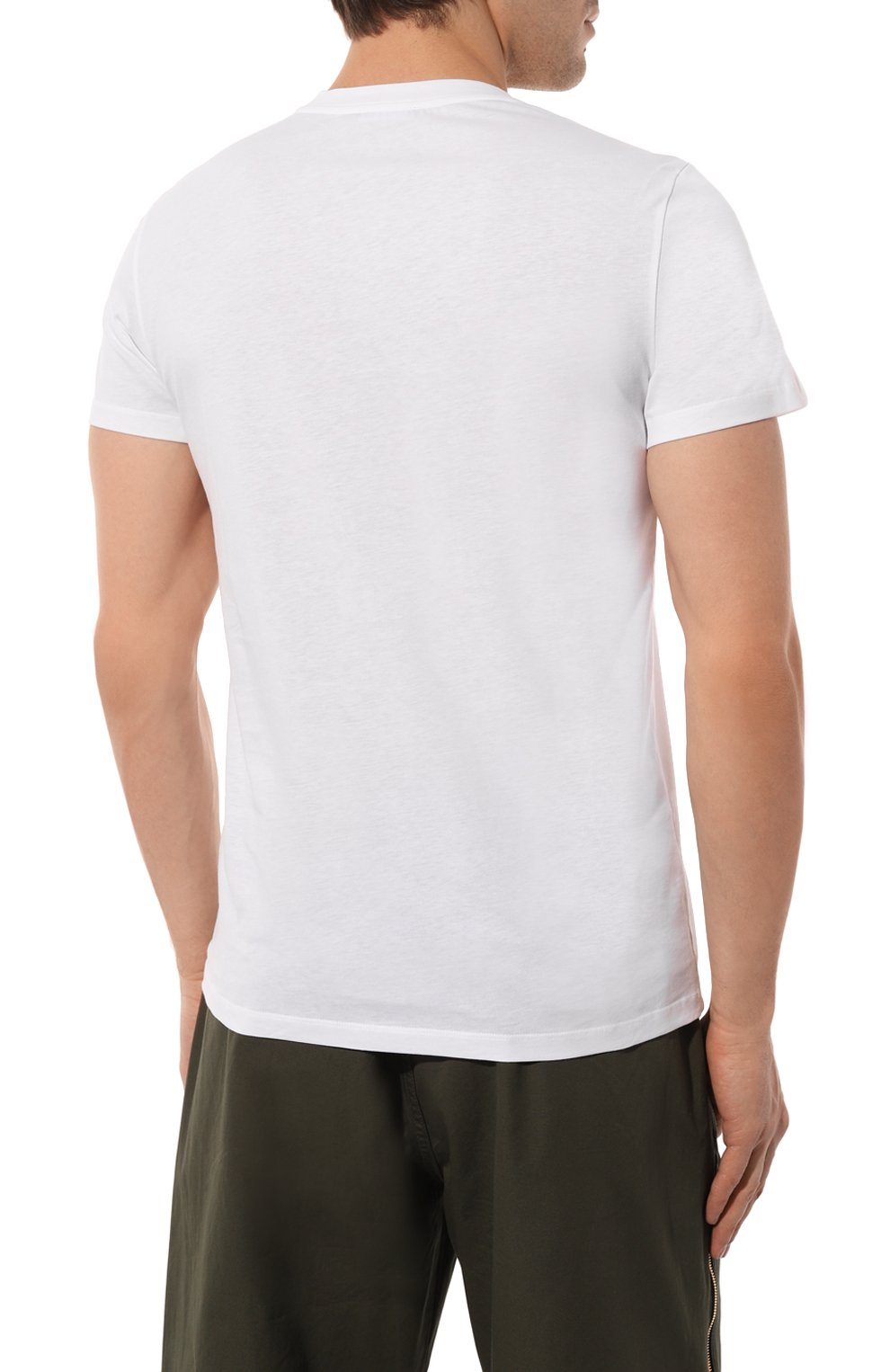 Хлопковая футболка BALMAIN, арт. YH0EF000BB04/GAB, фото 4