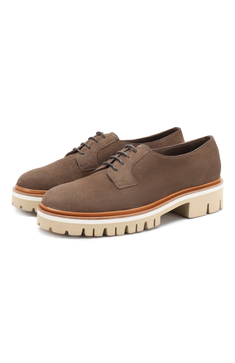 Замшевые дерби SANTONI, арт. WUAN57777HQ4SLCPM18, фото 1