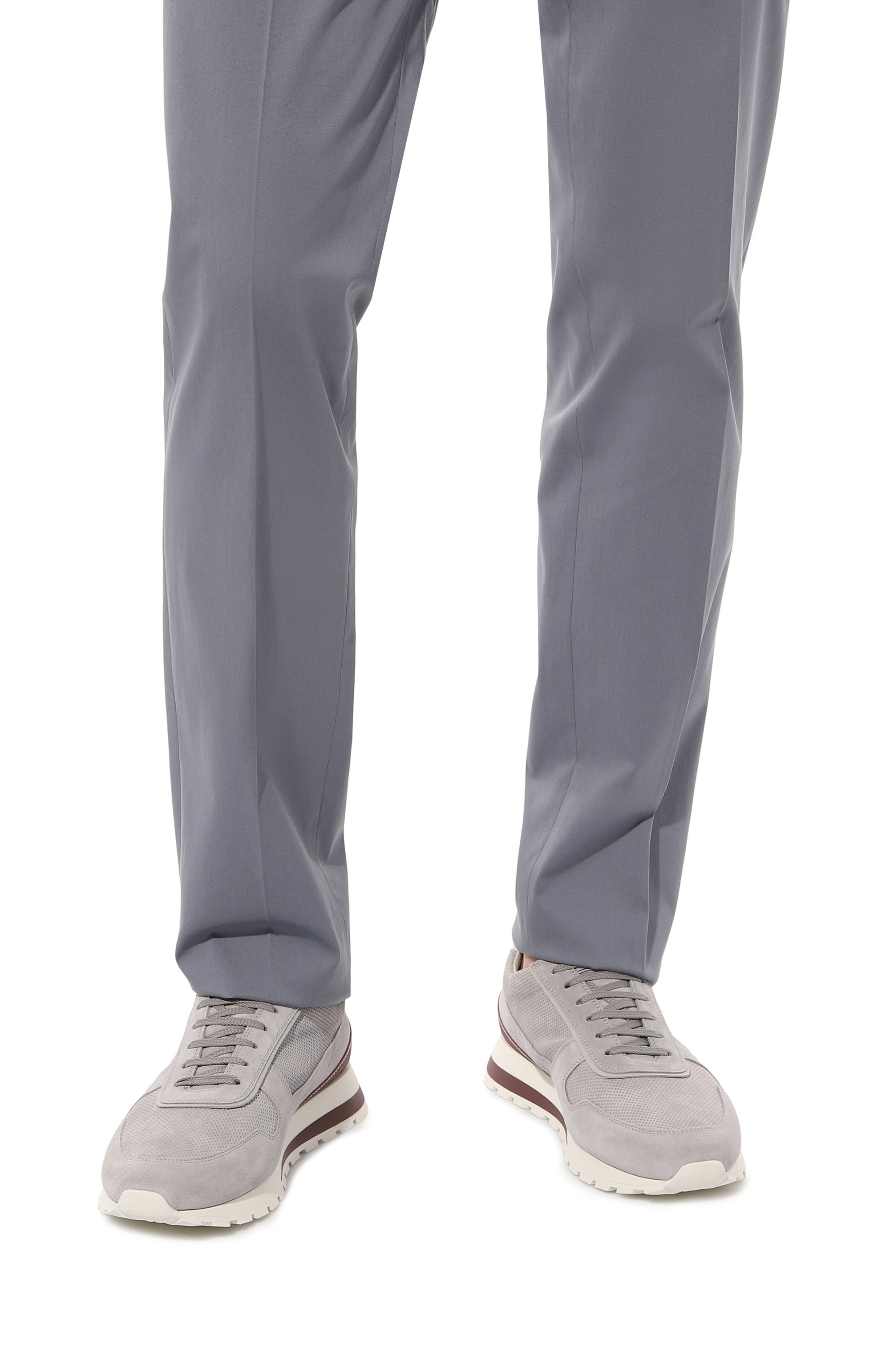 Замшевые кроссовки BRUNELLO CUCINELLI, арт. MZUFVB2316, фото 3