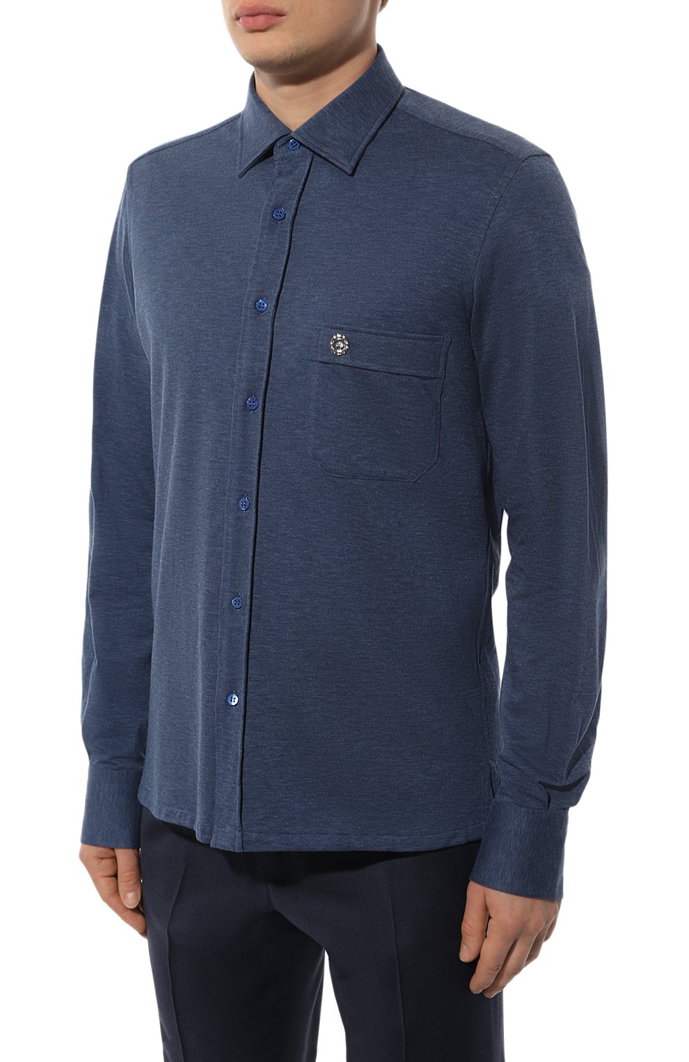 Рубашка из хлопка и кашем�ира STEFANO RICCI, арт. CJ007115/TE2603, фото 3