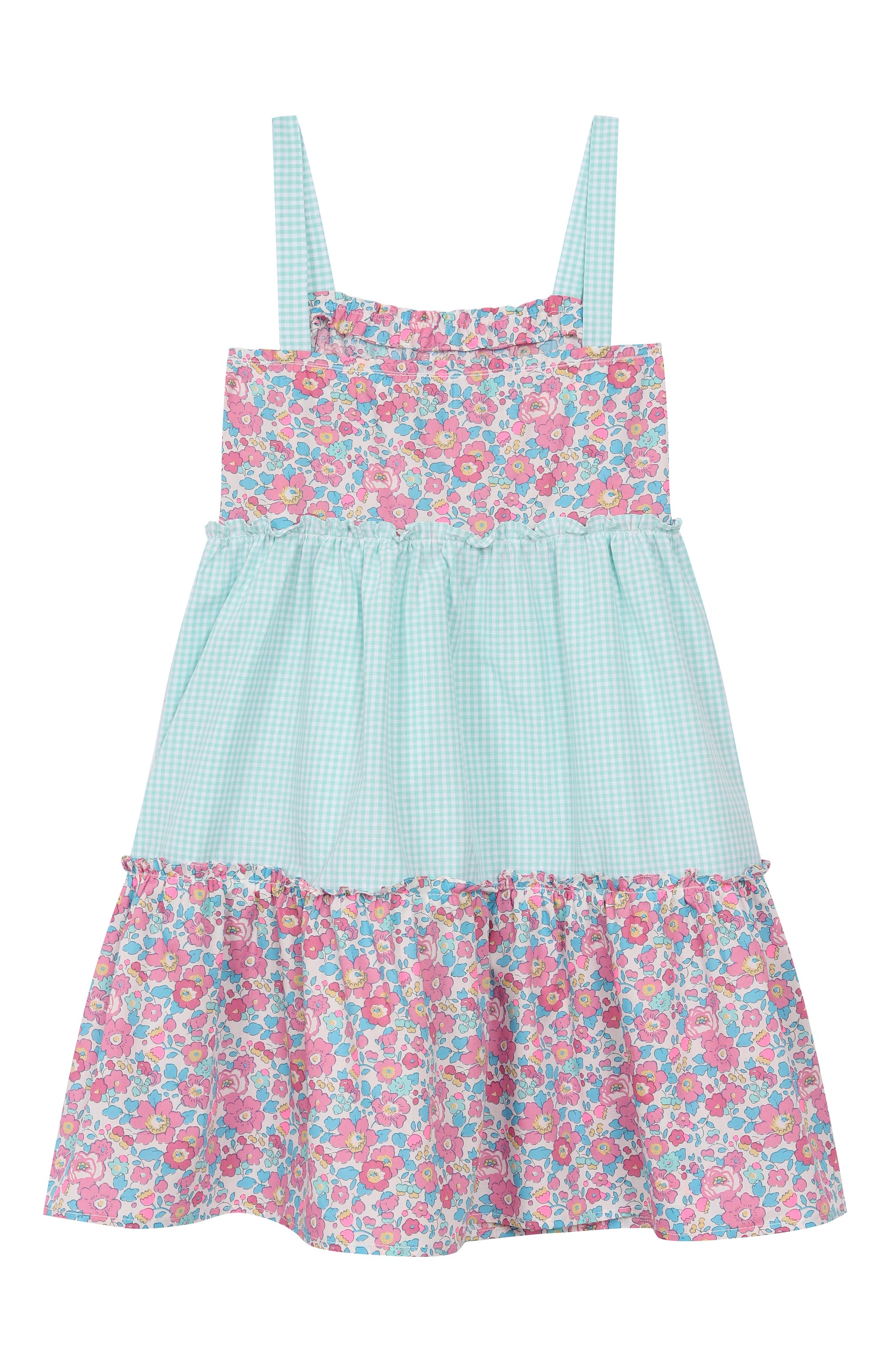 Хлопковый сарафан PESCIOLINO ROSSO, арт. PBSABI-14PATCH/8A-12A, фото 2