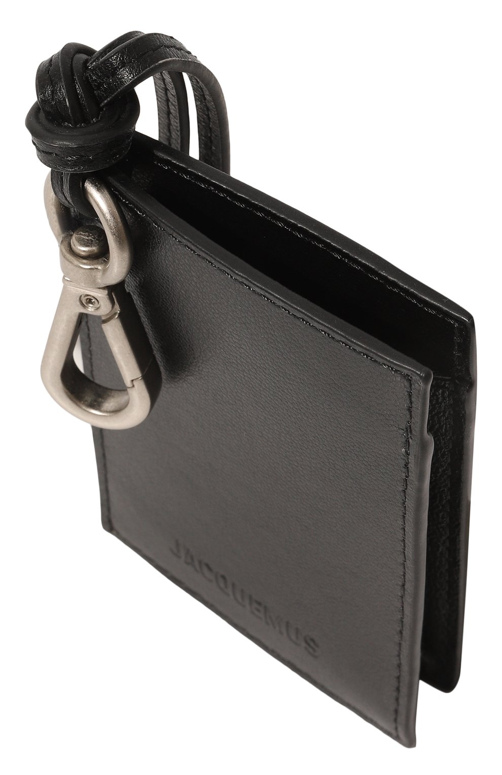 Кожаный футляр для кредитных карт JACQUEMUS, арт. 22E225SL028/3036BLACK, фото 3