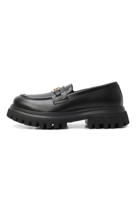Кожаные лоферы DOLCE & GABBANA, арт. D11351/A1065/37-39