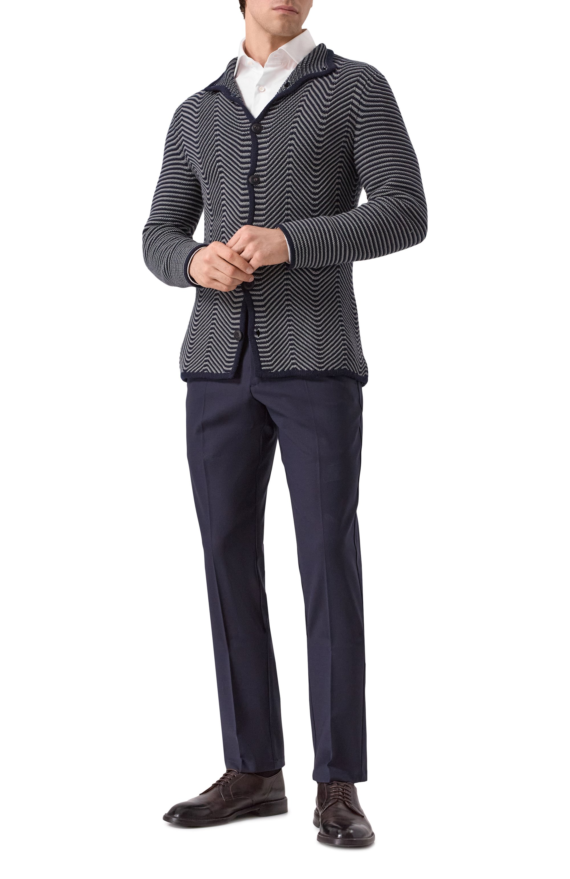 Шерстяные брюки MARCO PESCAROLO, арт. VENT0/5120, фото 2