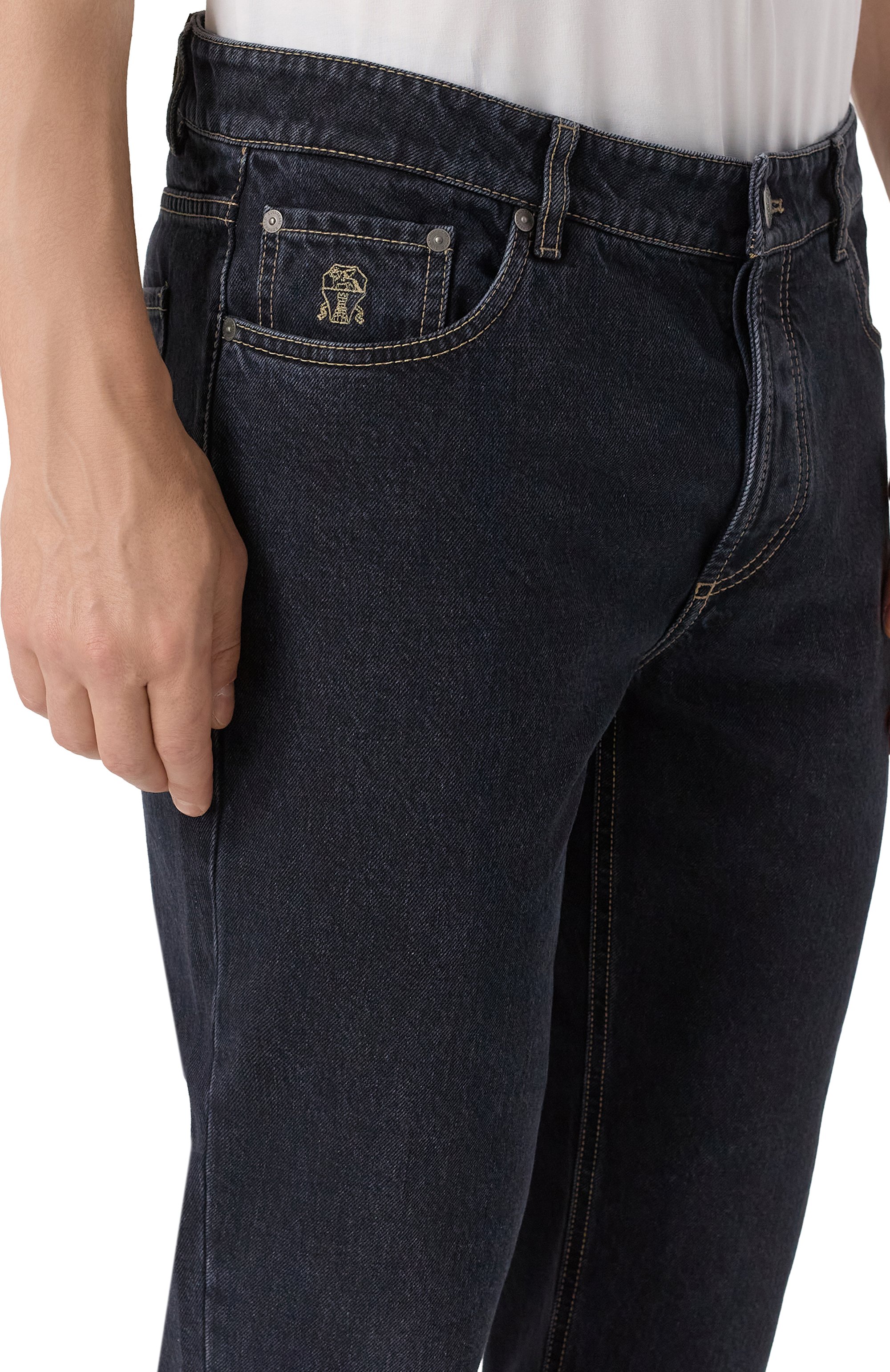 Джинсы traditional fit BRUNELLO CUCINELLI, арт. M235PB3210, фото 5