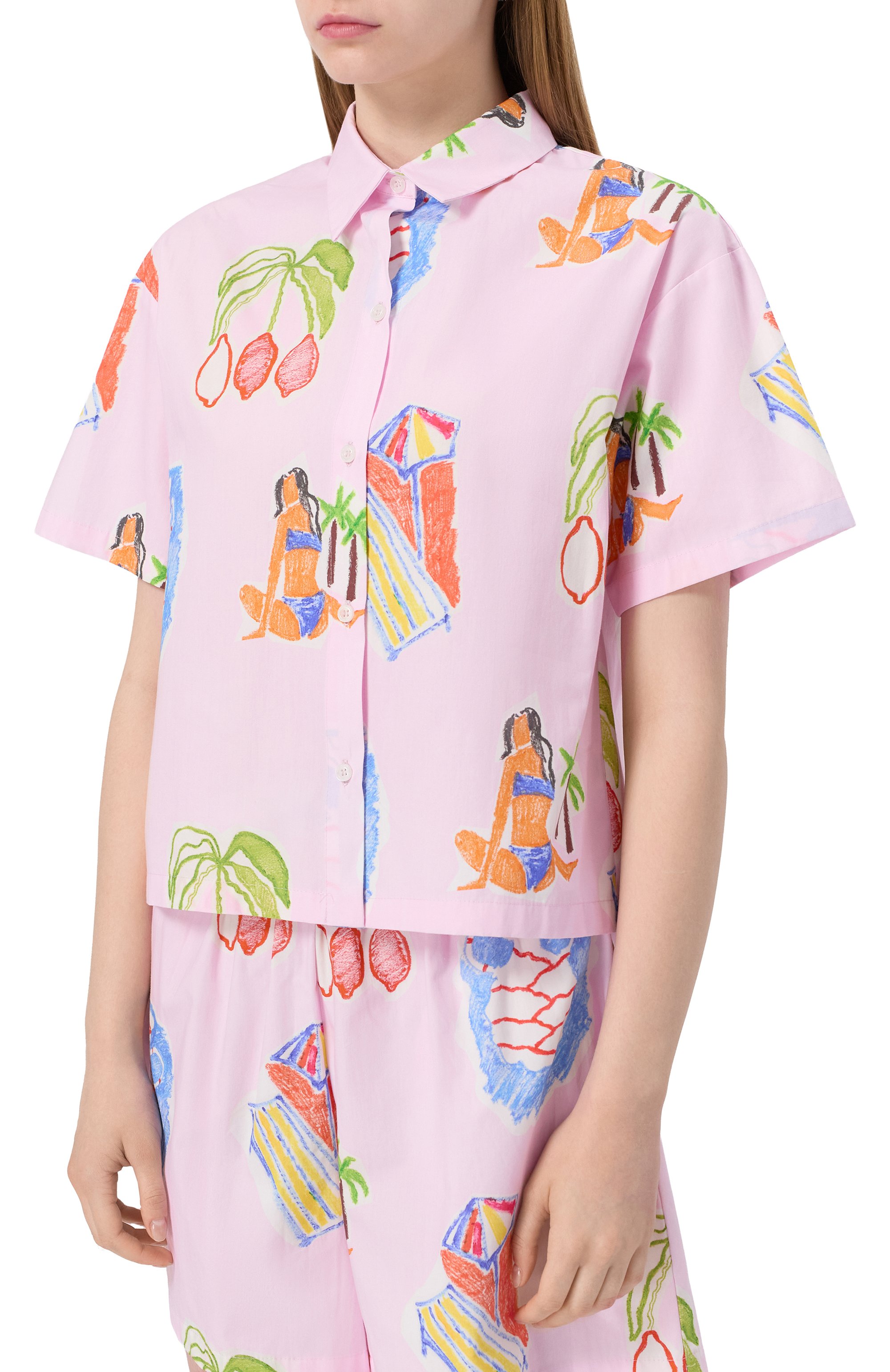 Хлопковая пижама ANY WOWZERS, арт. SFR02-AMF-PINK, фото 3