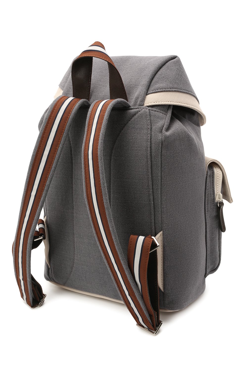 Рюкзак из хлопка и льна BRUNELLO CUCINELLI, арт. BCANYB102, фото 2