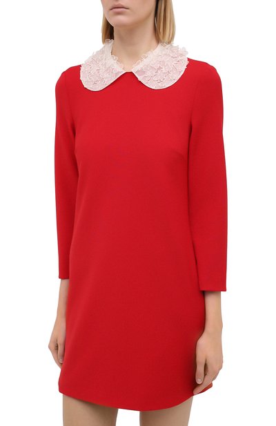 Платье REDVALENTINO красного цвета по цене 72650 руб., арт. UR0VAV85/0VM, фото 3 Платье REDVALENTINO, арт. UR0VAV85/0VM, фото 3