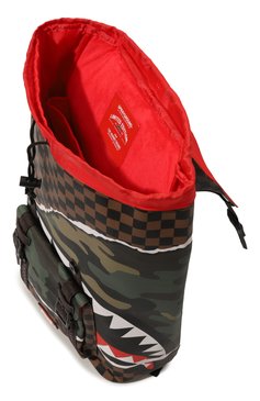 Детская рюкзак SPRAYGROUND темно-коричневого цвета, арт. 910B6130NSZ | �Фото 3 (Материал: Экокожа; Материал сплава: Проставлено; Нос: Не проставлено)