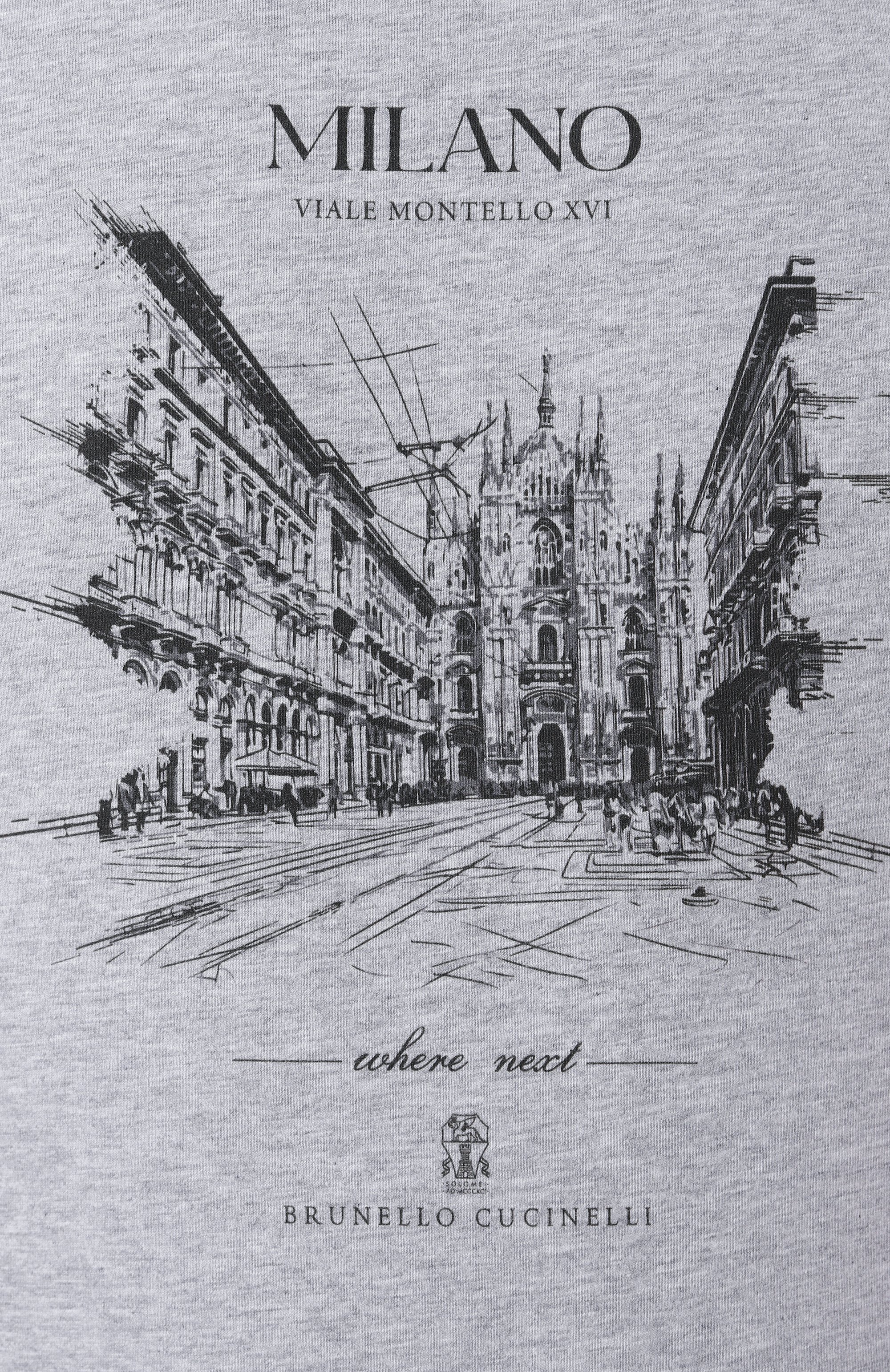 Хлопковая футболка BRUNELLO CUCINELLI, арт. M0B138455, фото 6