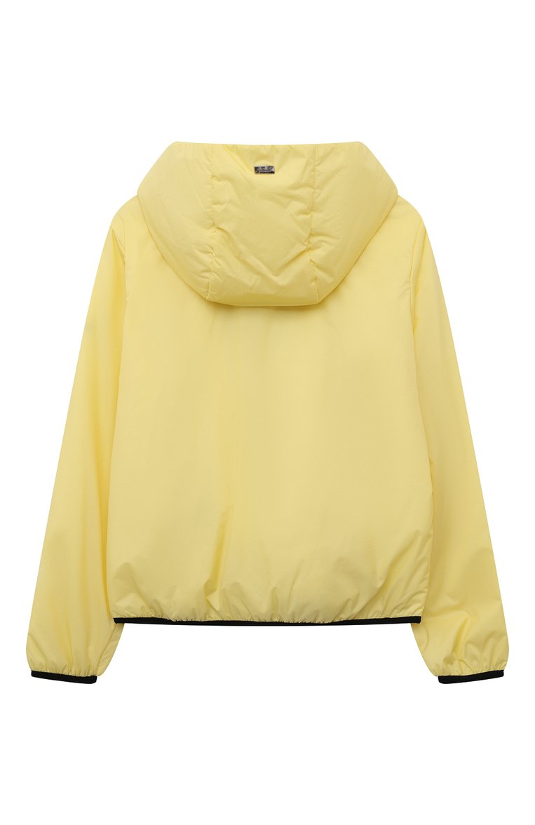 Детская ветровка HERNO желтого цвета, арт. GI000010X/12456/4A-8A | Фото 2 (Материал подклада: Синтетический материал; Рукава: Длинные; Материал внешний: Синтетический материал; Кросс-КТ: Ветровки, Лето; Ростовка одежда: 6 лет | 116 см, 8 лет | 128 см)