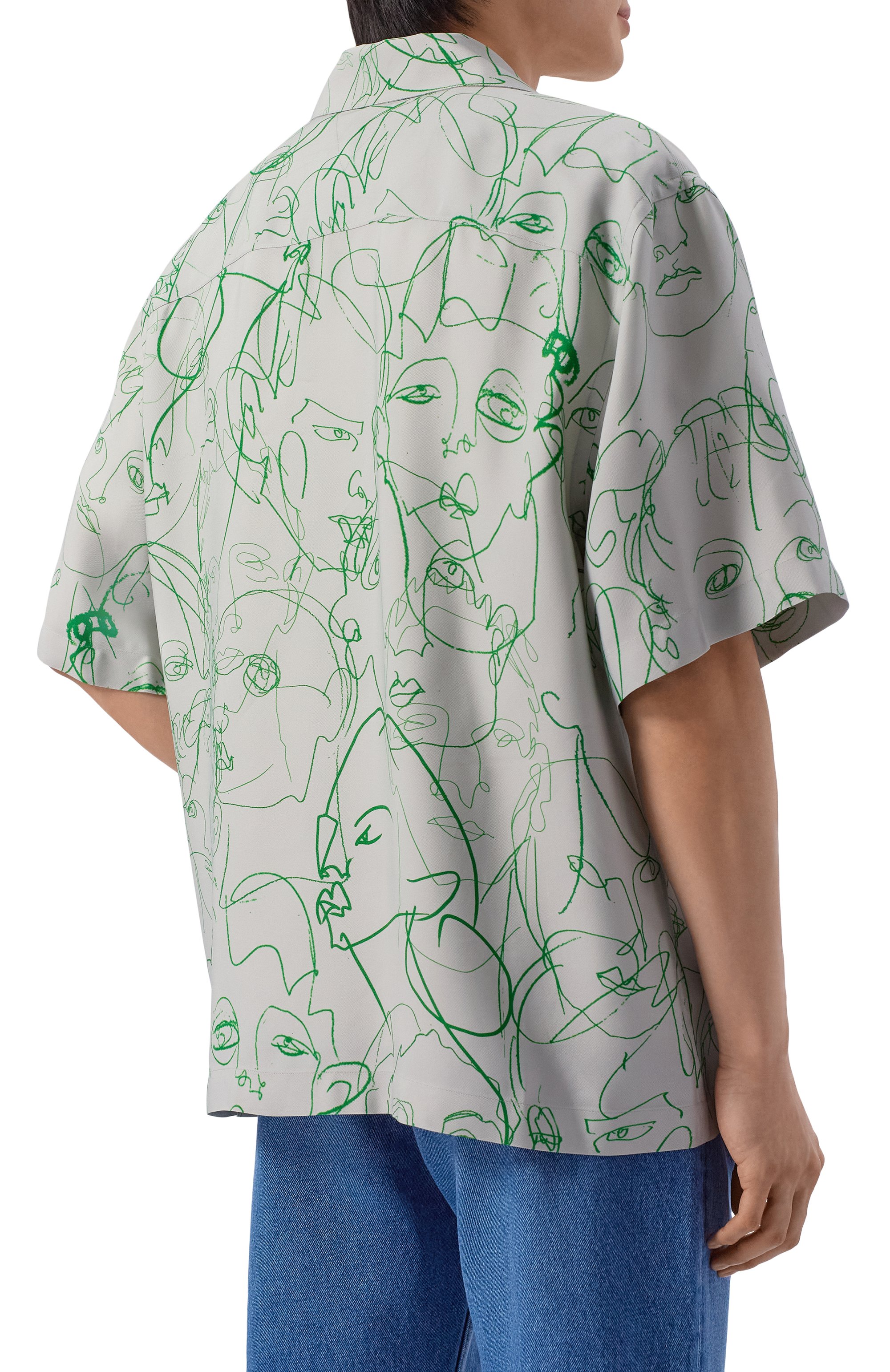 Рубашка из вискозы и шелка BOTTEGA VENETA, арт. 866598/V6JK0, фото 4