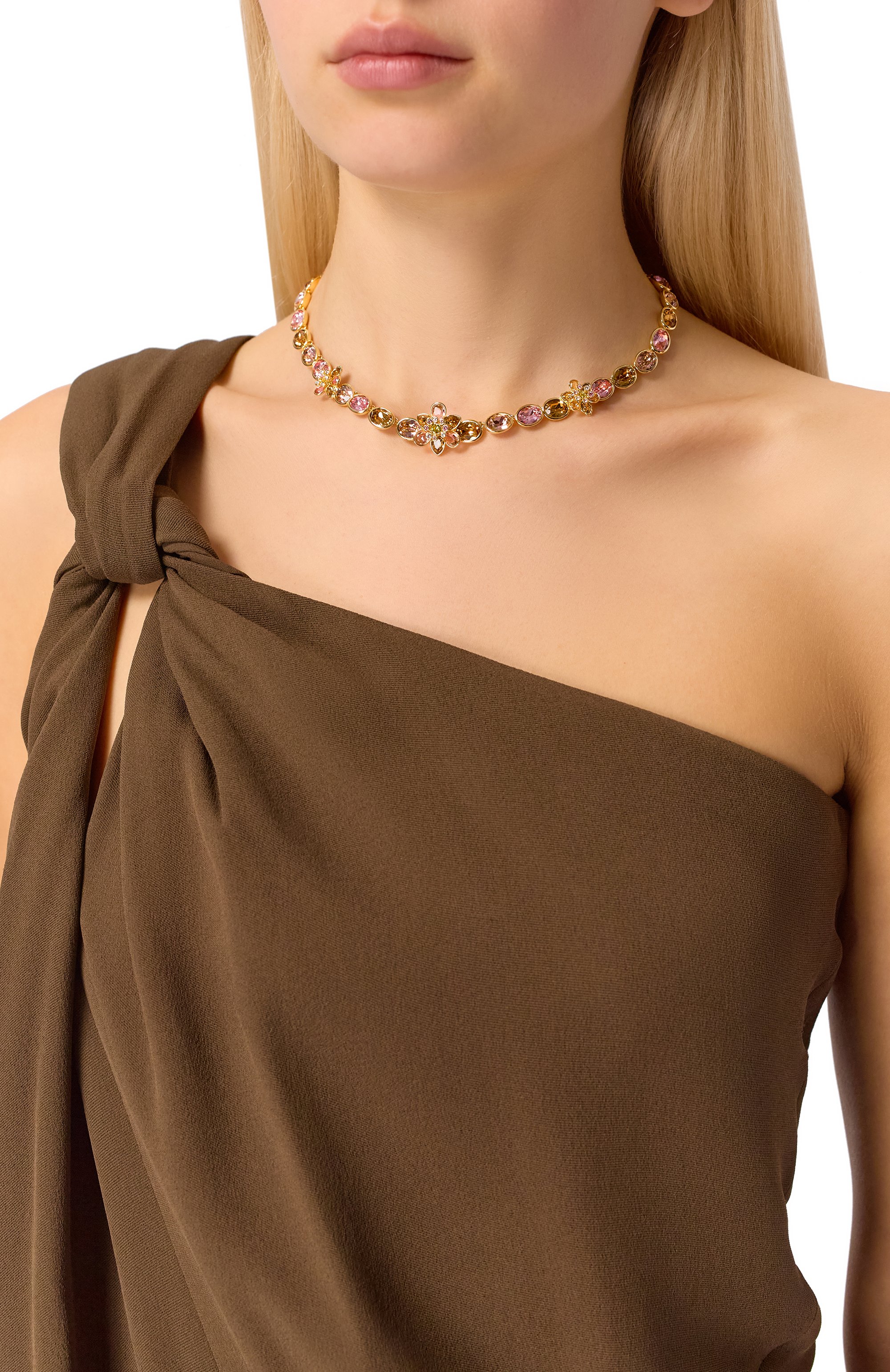 Колье idyllia SWAROVSKI разноцветного цвета по цене 58500 руб., арт. 5732385, фото 2 Колье idyllia SWAROVSKI, арт. 5732385, фото 2