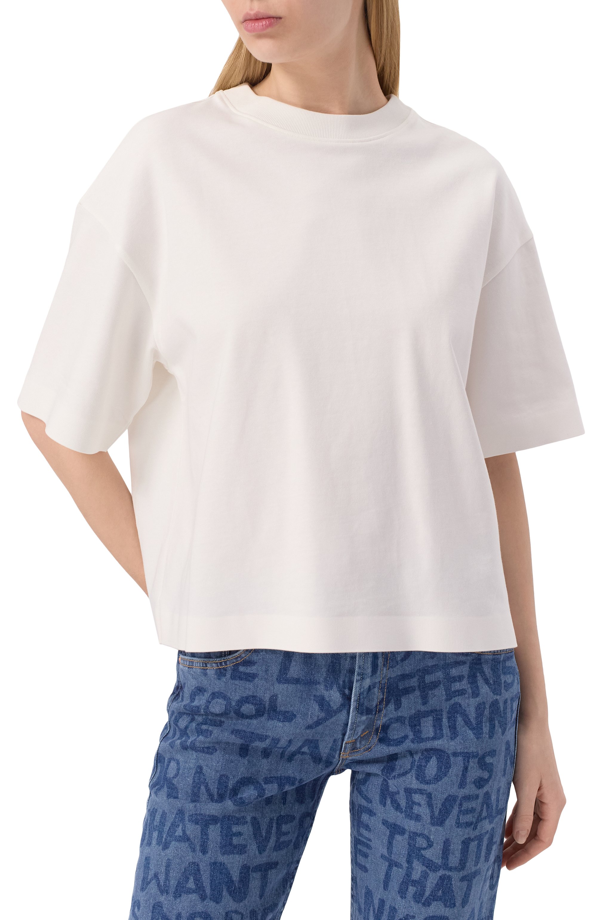 Футболка из хлопка и вискозы WEEKEND MAX MARA, арт. GE0RGIA, фото 3