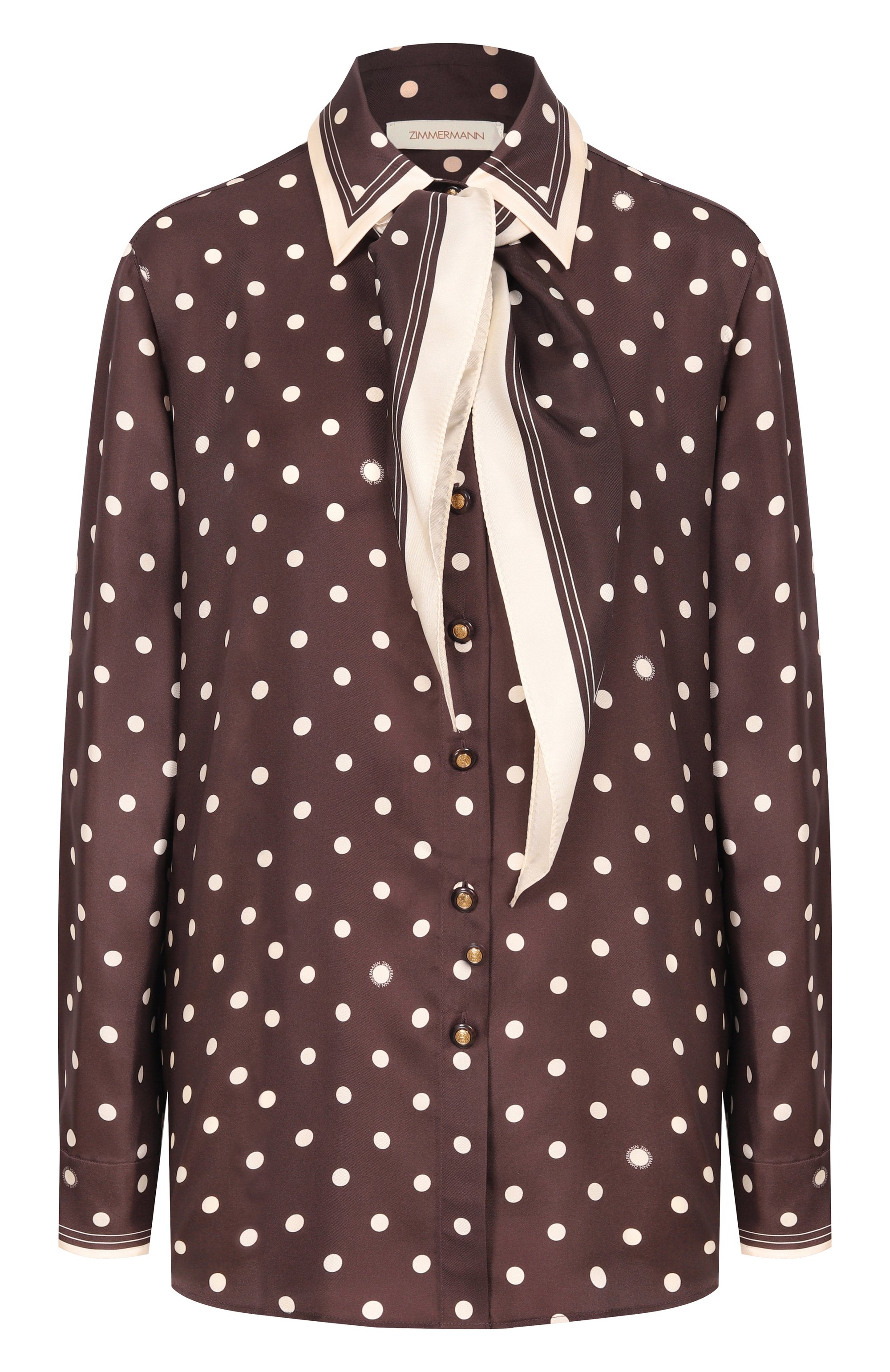 Шелковая рубашка ZIMMERMANN, арт. 8882TS26R, фото 1
