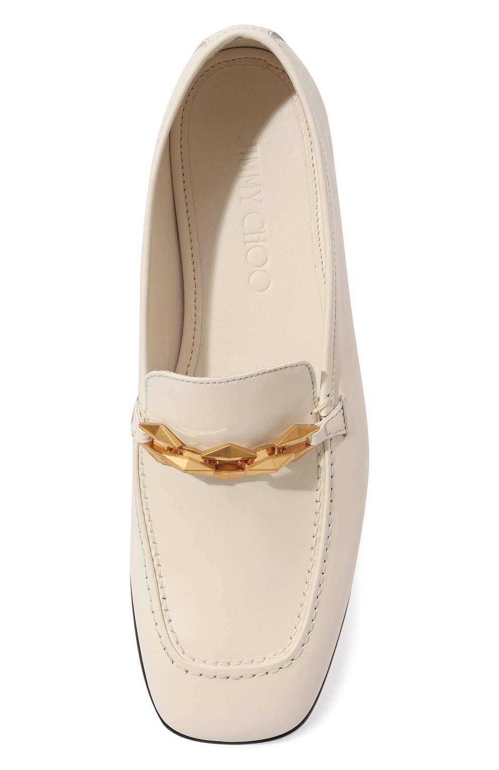 Кожаные лоферы diamond tilda JIMMY CHOO, арт. DIAM0ND TILDA L0AFER/CLF, фото 6