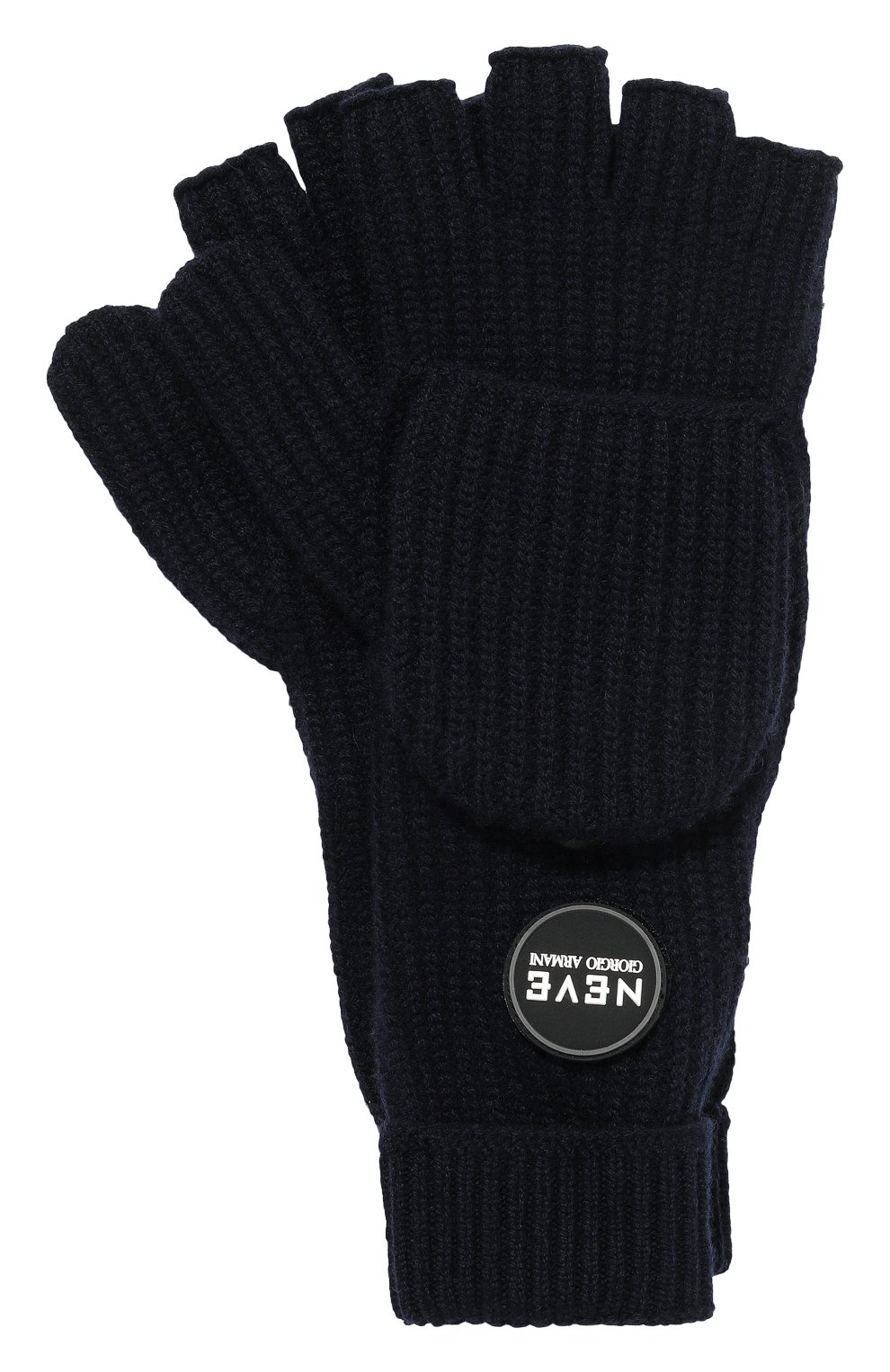 Кашемировые перчатки GIORGIO ARMANI темно-синего цвета по цене 57400 руб., арт. 744189/2F292, фото 1 Кашемировые перчатки GIORGIO ARMANI, арт. 744189/2F292, фото 1