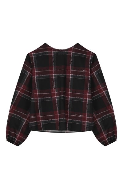 Блузка из хлопка и вискозы EMPORIO ARMANI, арт. EG000869/AF26738