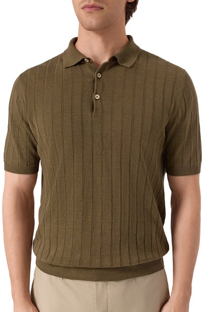 Поло изо льна и хлопка BOGLIOLI, арт. 91303/SB5808, фото 5