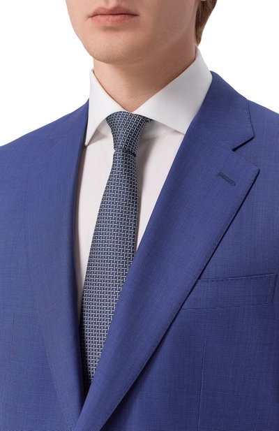 Мужской шелковый галстук CANALI, арт. 18/HJ04561