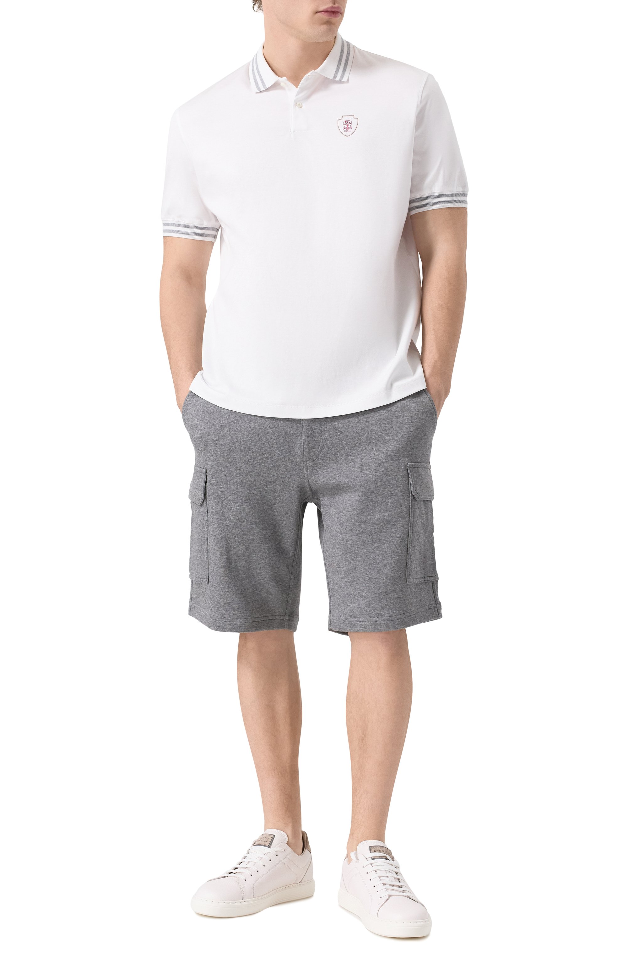 Хлопковое поло BRUNELLO CUCINELLI, арт. M0B133940T, фото 2