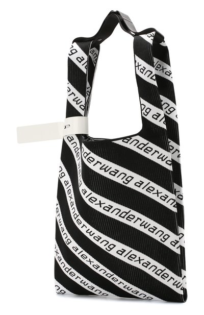 Сумка-шопер ALEXANDER WANG черно-белого цвета по цене 58700 руб., арт. 20C120R239, фото 3 Сумка-шопер ALEXANDER WANG, арт. 20C120R239, фото 3