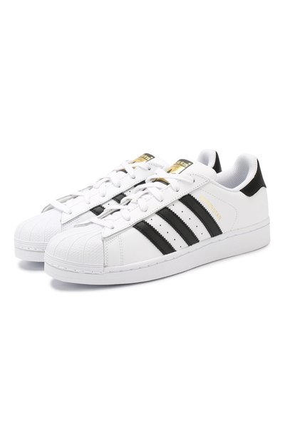 Кожаные кеды superstar ADIDAS ORIGINALS, арт. C77153, фото 1