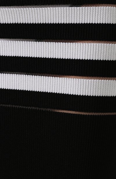 Юбка из вискозы BALMAIN черно-белого цвета по цене 94750 руб., арт. RF14684/K289, фото 5 Юбка из вискозы BALMAIN, арт. RF14684/K289, фото 5