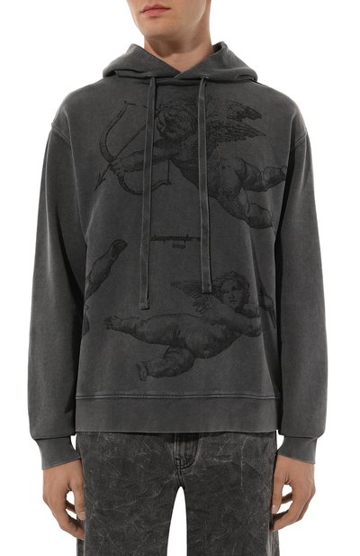 Хлопковое худи DIEGO VENTURINO, арт. D3W4DVFLHPDSTR, фото 3