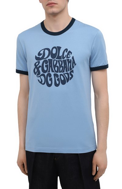 Хлопковая футболка DOLCE & GABBANA, арт. G8JX7T/FI7Z2, фото 3