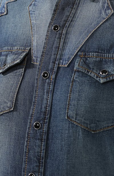 Джинсовая рубашка SAINT LAURENT, арт. 552604/YH880, фото 5