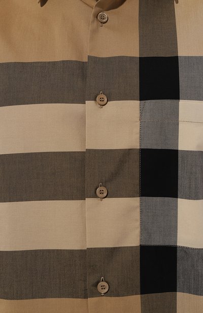 Хлопковая рубашка BURBERRY, арт. 8079591, фото 5