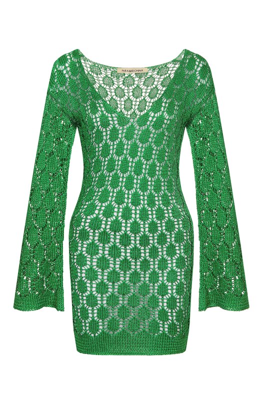 Шелковое платье Paramidonna CR26MDEG-1 Зелёный CR26MDEG-1