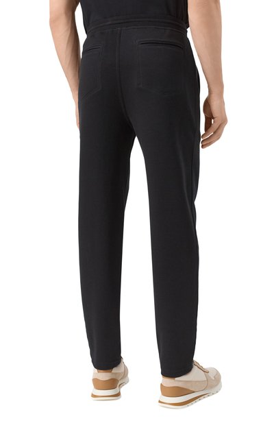 Брюки из хлопка и кашемира BRUNELLO CUCINELLI, арт. MM8313243G, фото 4