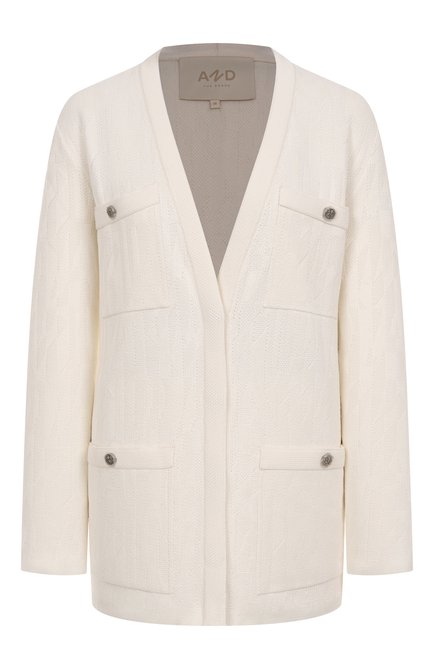 Женский кардиган из шерсти и вискозы AND THE BRAND, арт. W26-CG043-1202-101