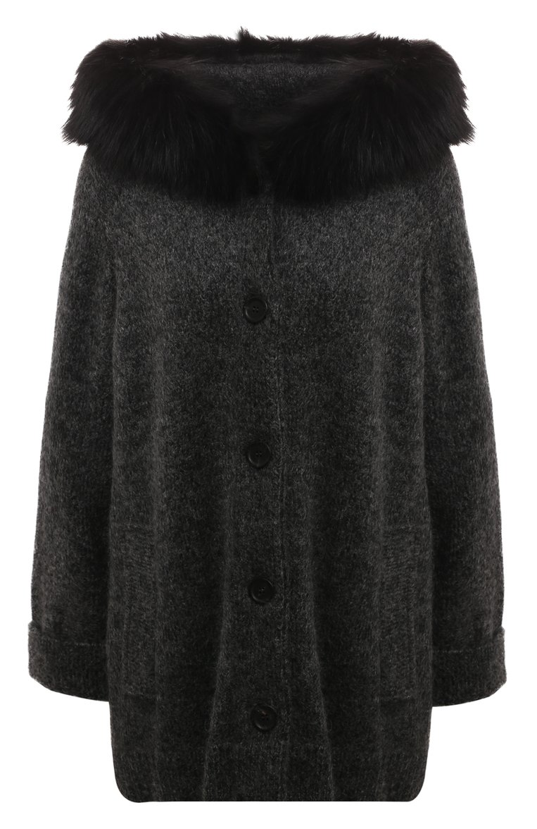 Шерстяной кардиган PRADA, арт. 125765-1MJ2-F0N11-162, фото 1