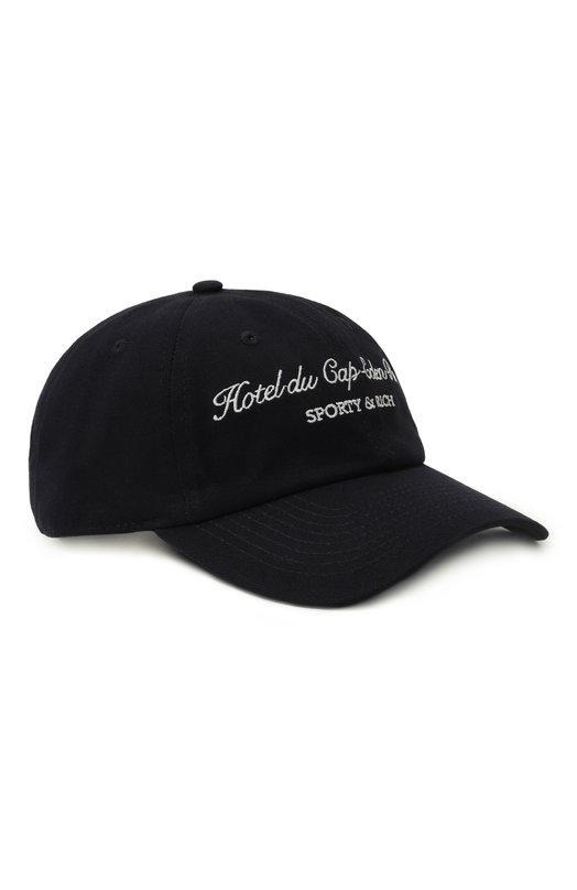 Хлопковая бейсболка Sporty & Rich х Hotel du Cap-Eden-Roc Sporty and Rich AC040501651BL32 Синий AC040501651BL32