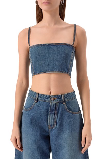 Джинсовый топ ALAIA, арт. AA9H1245D006B, фото 3